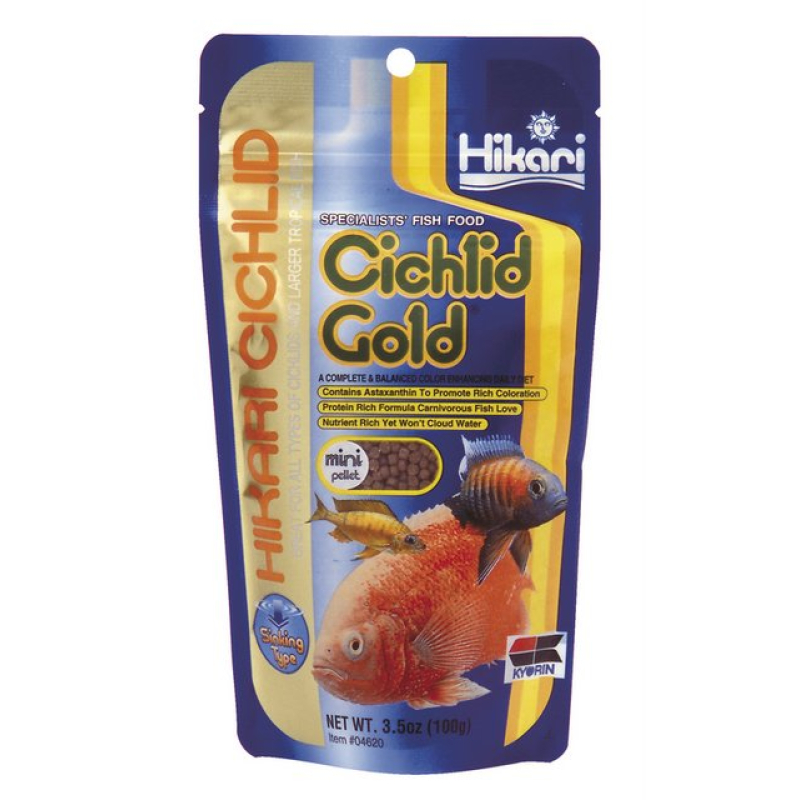 Hikari cichlid gold mini zinkend